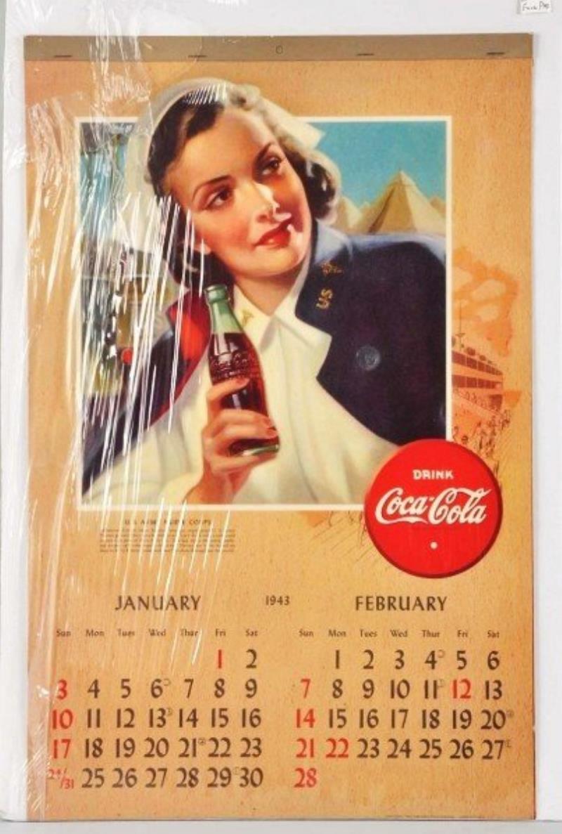 Framed Coca Cola Calendar Value Price Guide