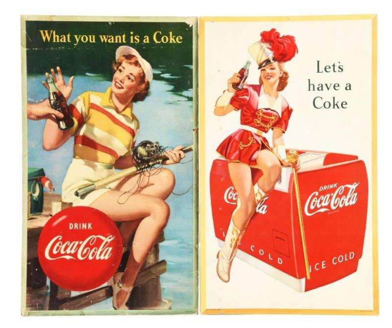 Cardboard Coca Cola Signs Value Price Guide