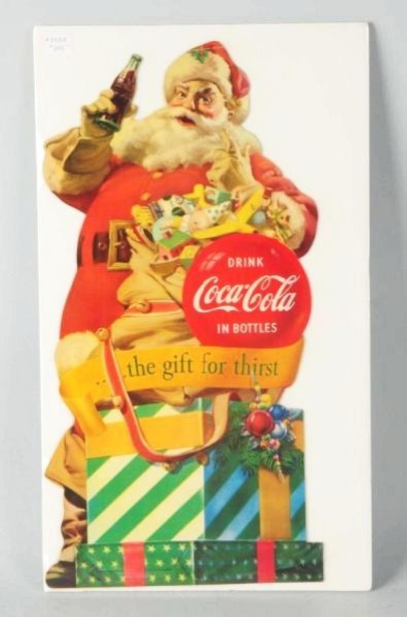 Cardboard Coca Cola Santa Cutout Value Price Guide