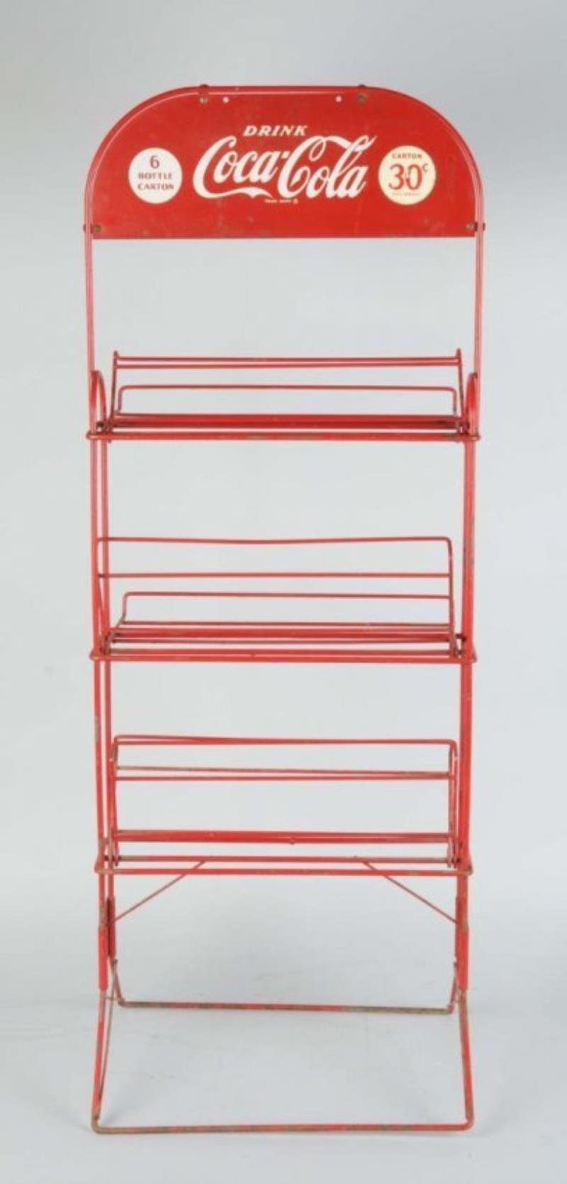 1940's-50's Coca-Cola Wire Stand