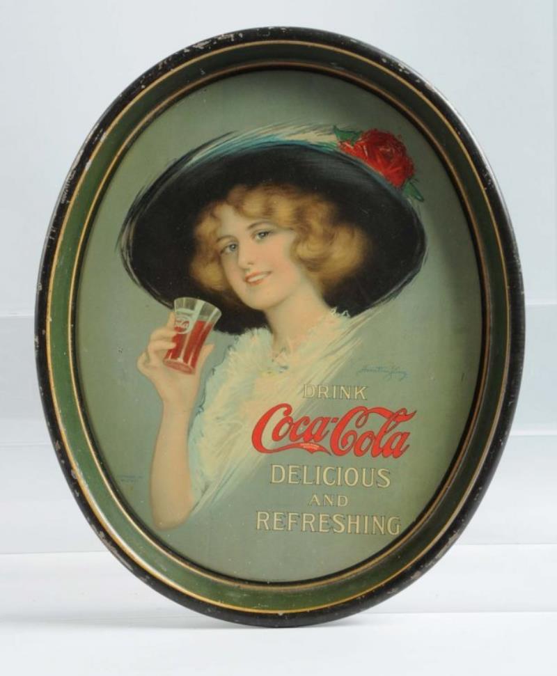 1913 Coca-Cola Tin Serving Tray