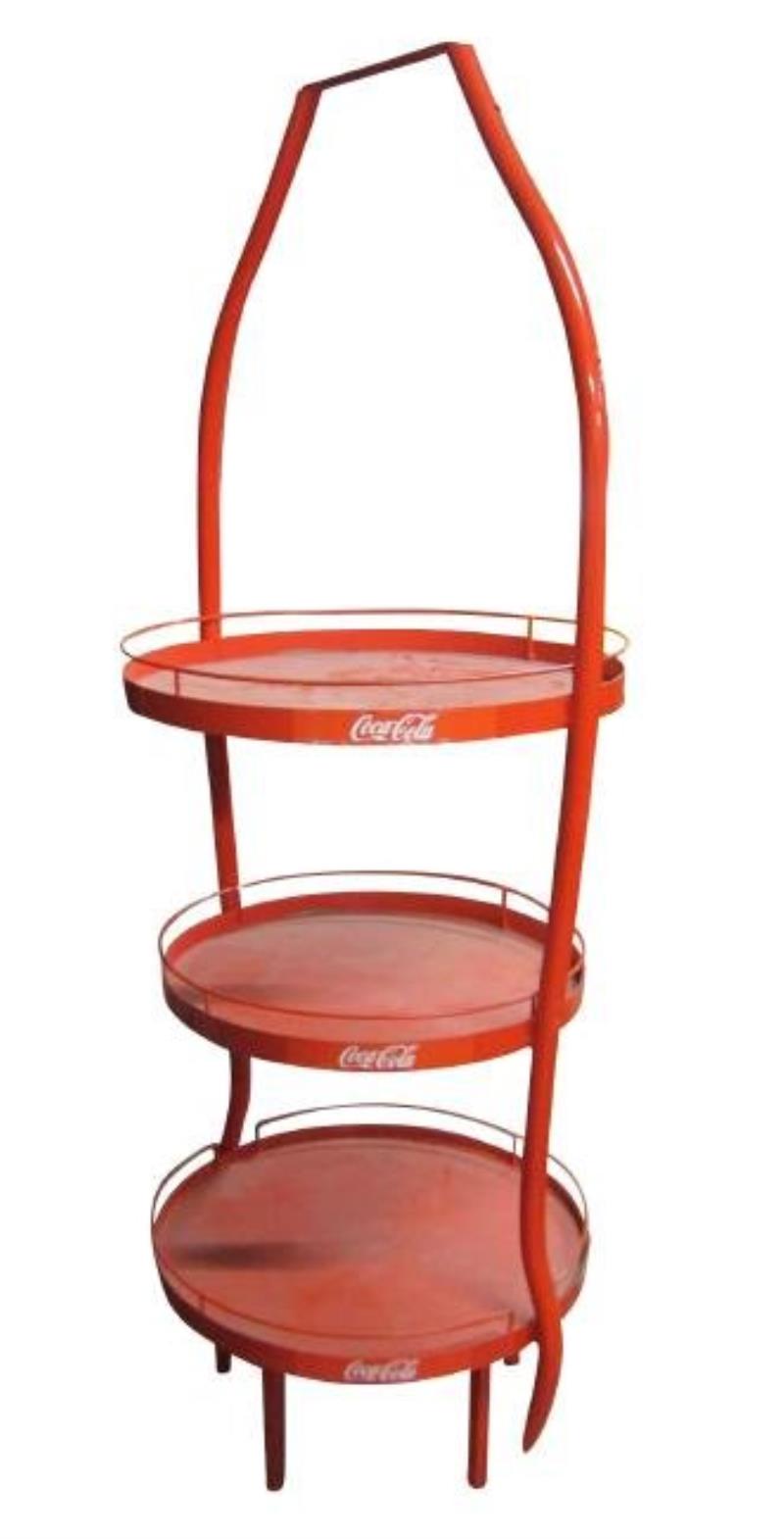 Vintage American 3-tier iron stand