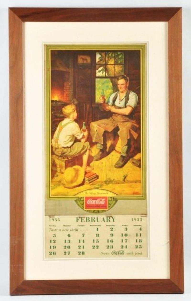 1933 Coca-Cola Calendar.