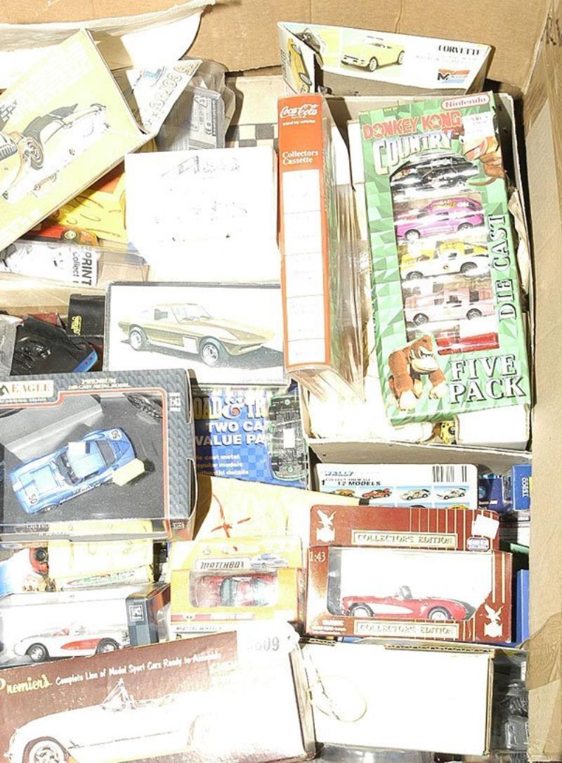 Chevrolet Corvette - A Group of Diecast Models