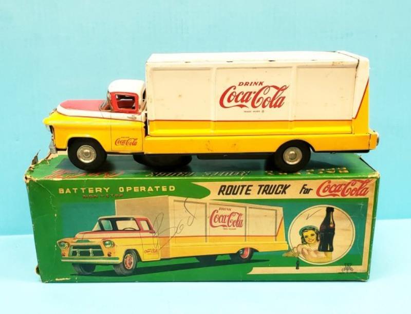 Drink Coca Cola Battery Operated Truck Allan Haddock