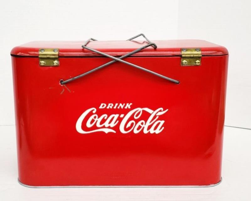 Drink Coca Cola Restored Embossed Picnic Cooler