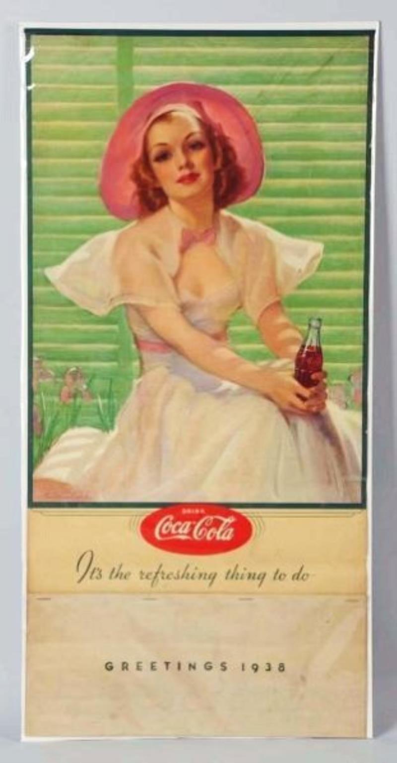 1938 Coca-Cola Calendar.
