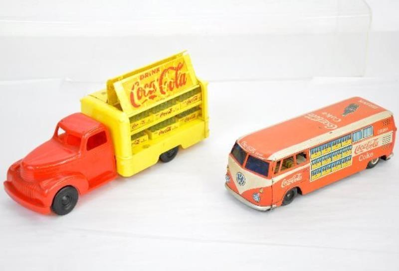 2 Vintage Coca-Cola Trucks