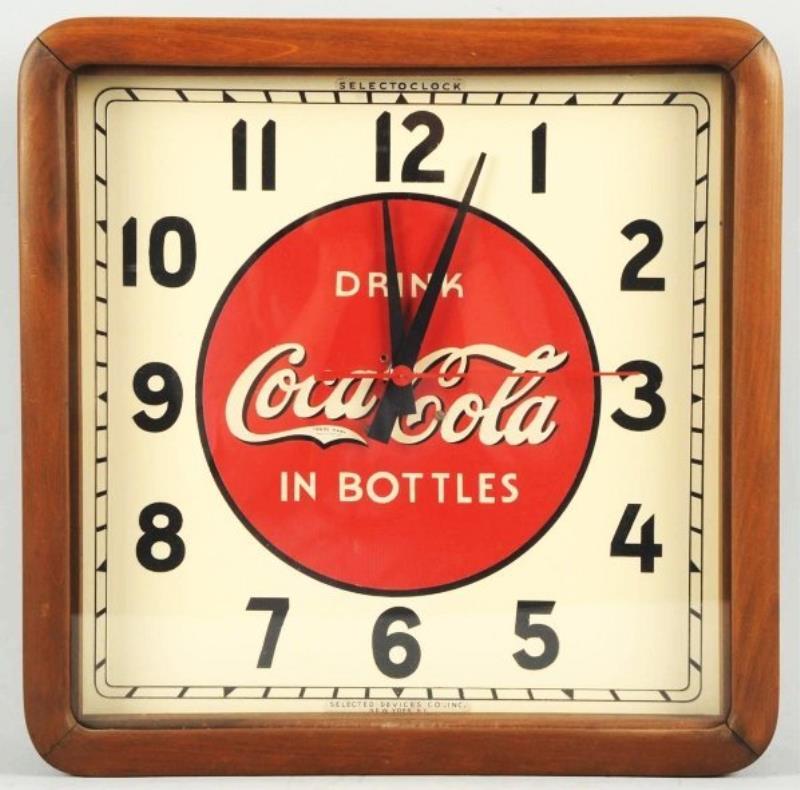 1930s Coca-Cola Selectoclock in Original Case.