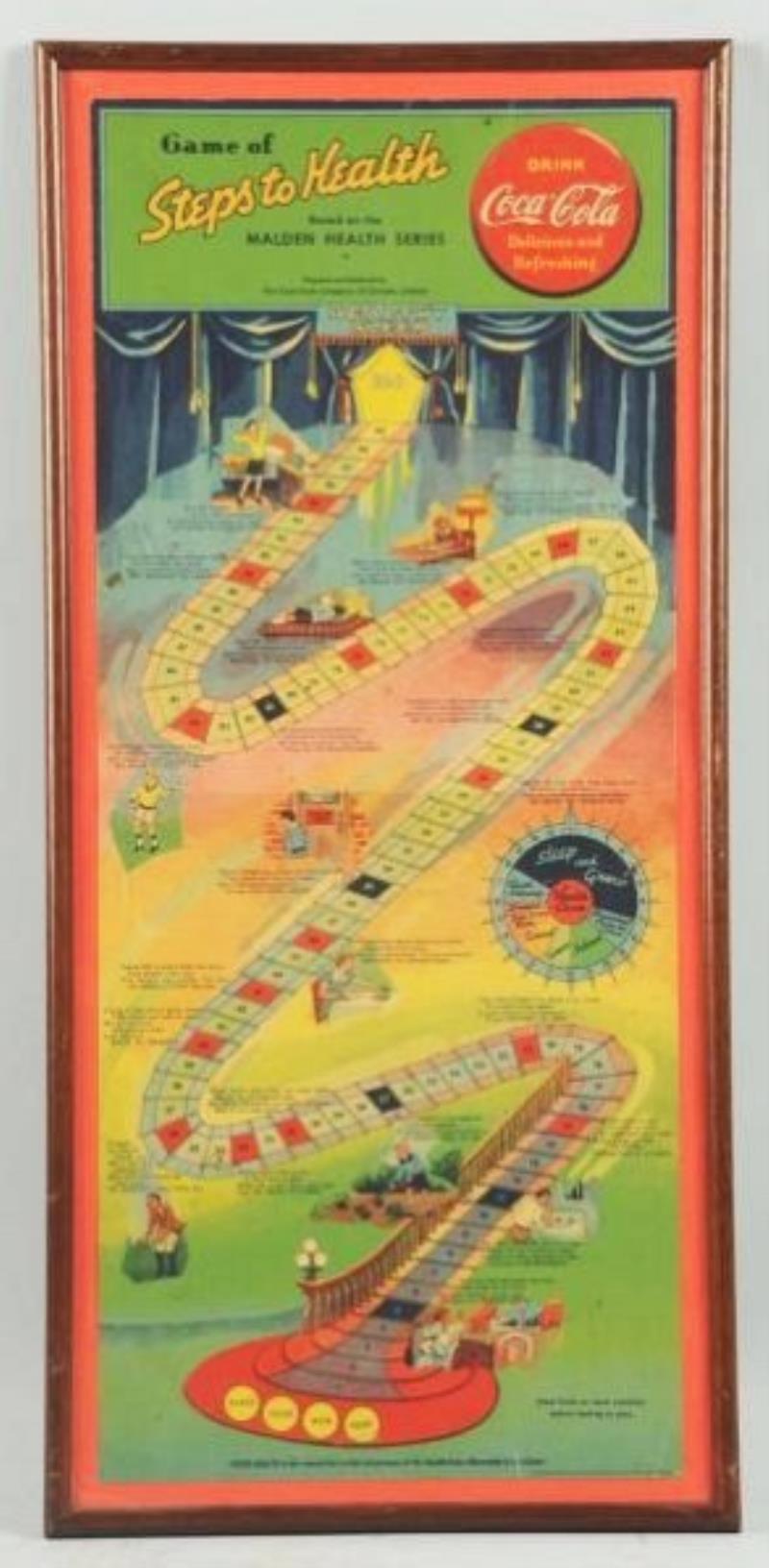 1938 Canadian Coca-Cola Gameboard