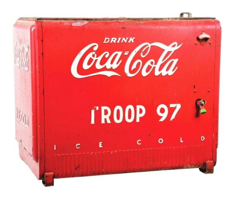 COCA-COLA ICE COOLER.