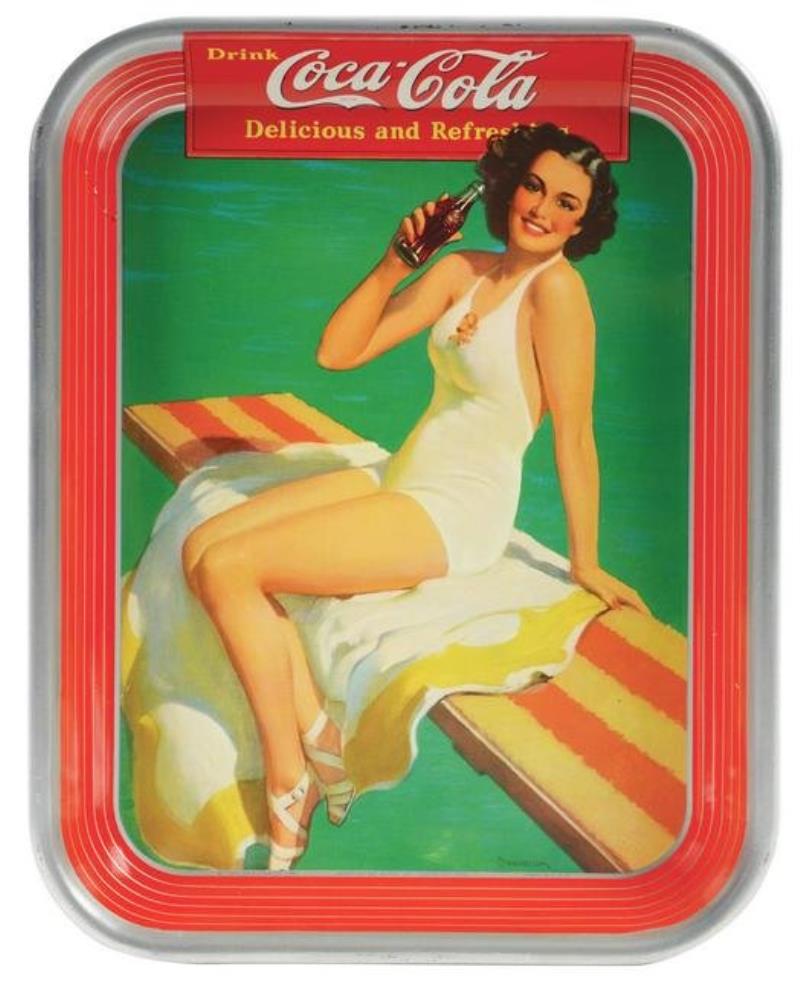 1939 Coca-Cola Serving Tray.