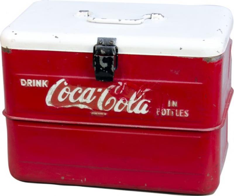 Drink Coca Cola in Bottles Embossed Travel Cooler
