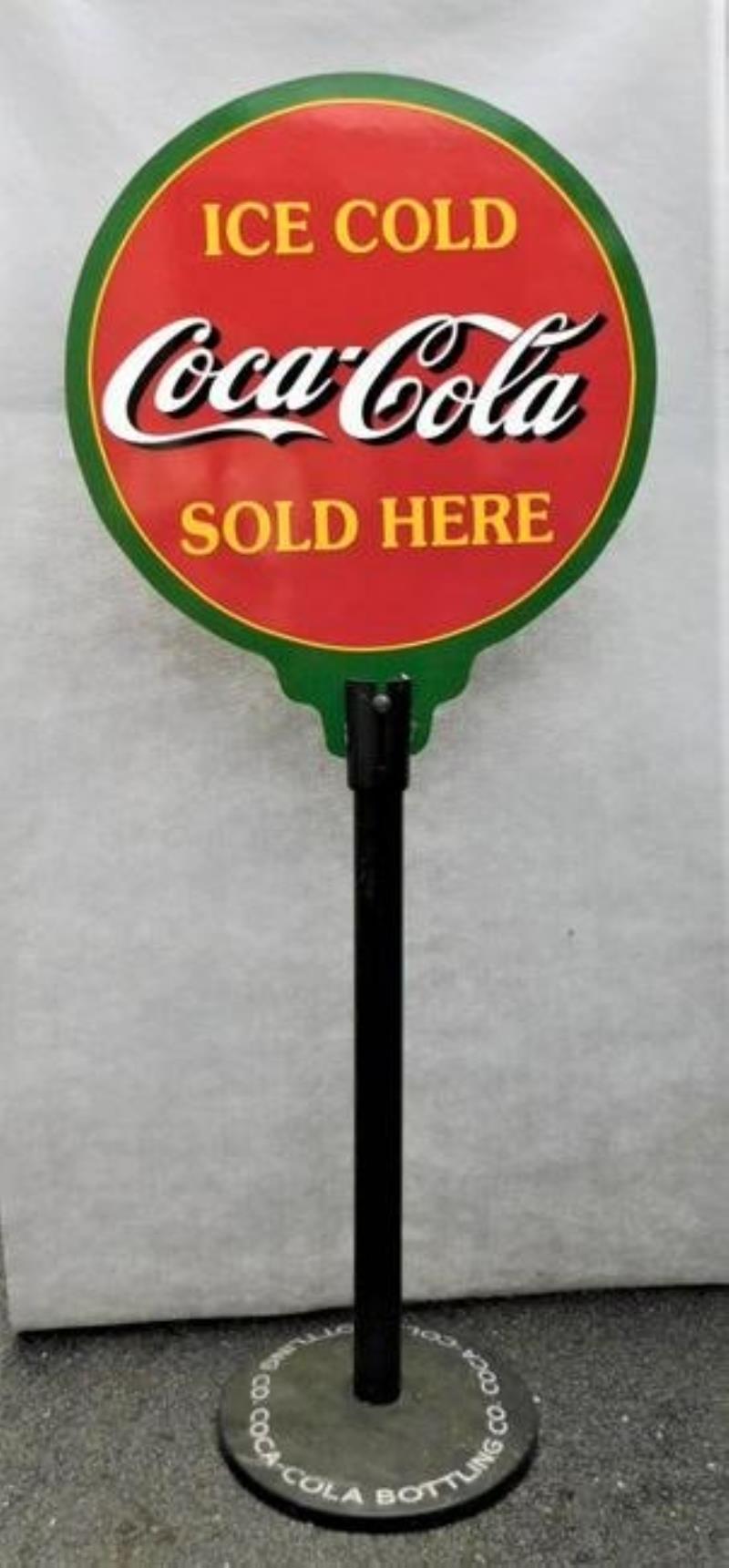 Custom Curbside 'Coca-Cola" Sign