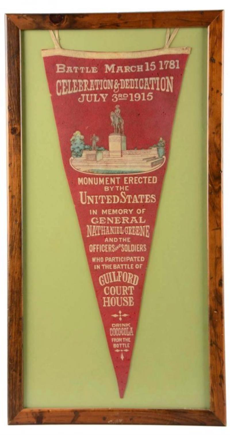 1915 Coca-Cola Battle of Guilford Courthouse Pennant