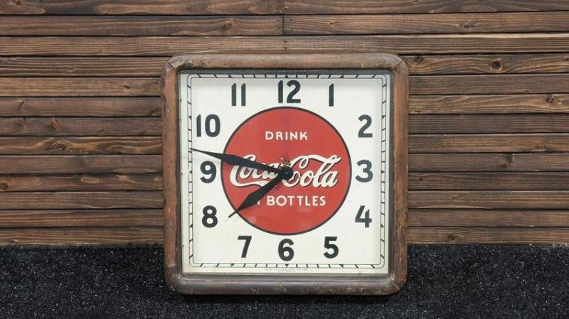 Drink Coca-Cola In Bottles Clock by Selecto Clock
