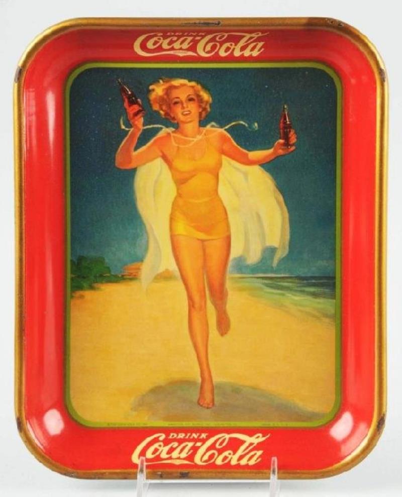 1937 Coca-Cola Serving Tray.