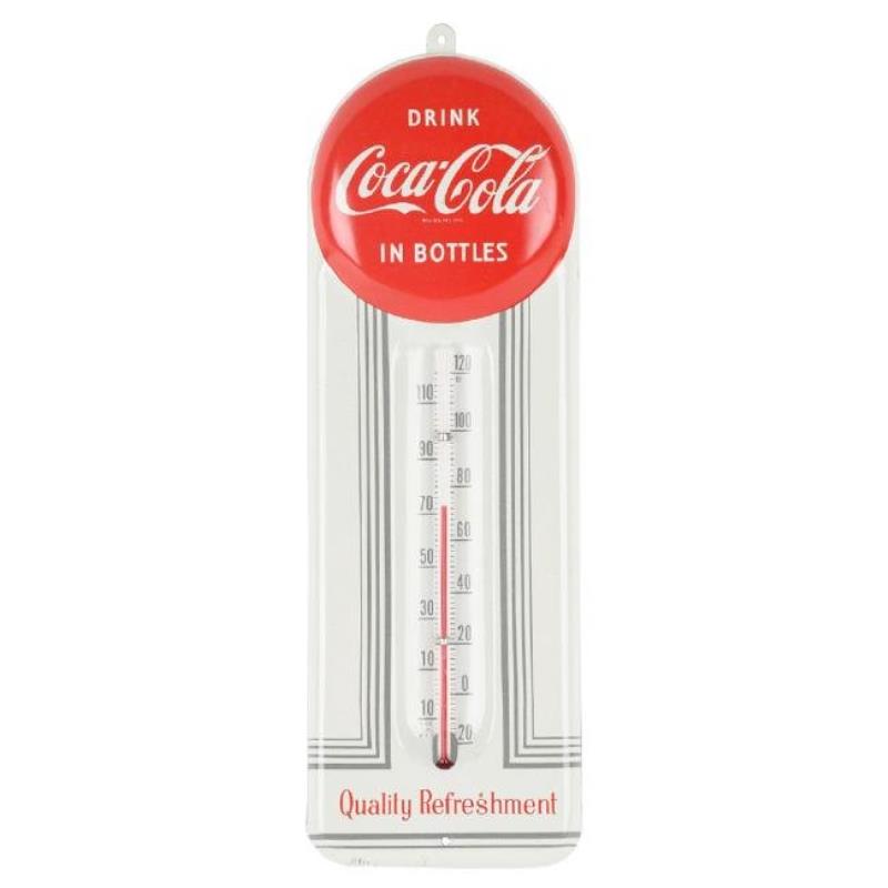 NOS 1950s "Drink Coca-Cola in Bottles" Lithographed Tin