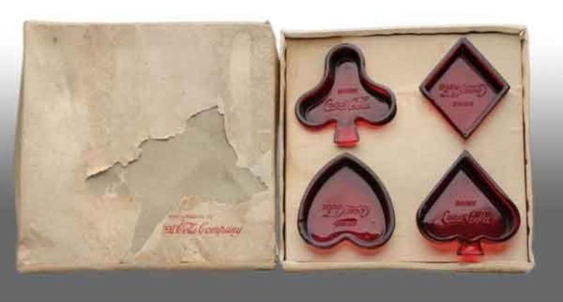 Coca-Cola Bridge Set of Ashtrays
