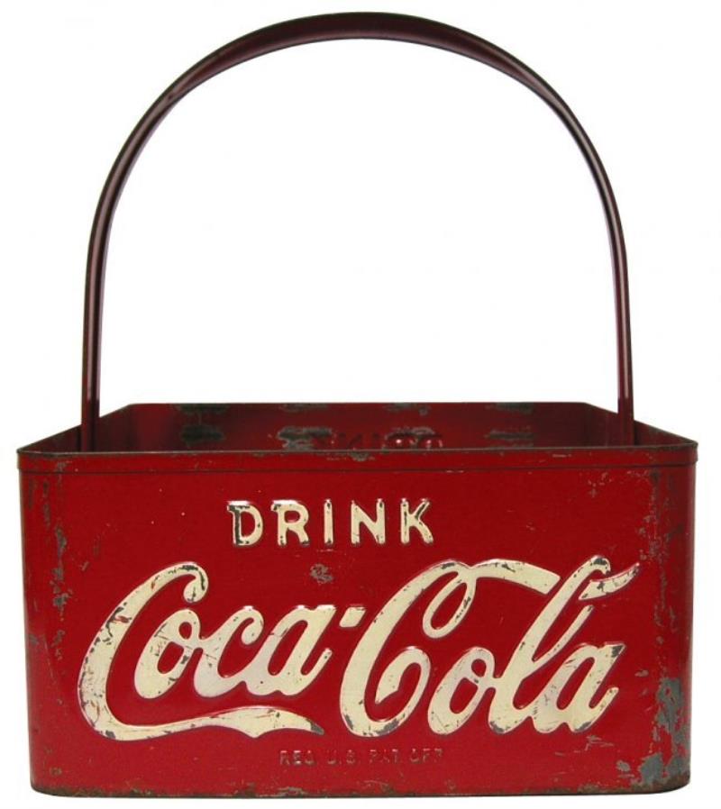 Coca-Cola vendor style carrier, c.1950's, holds 20