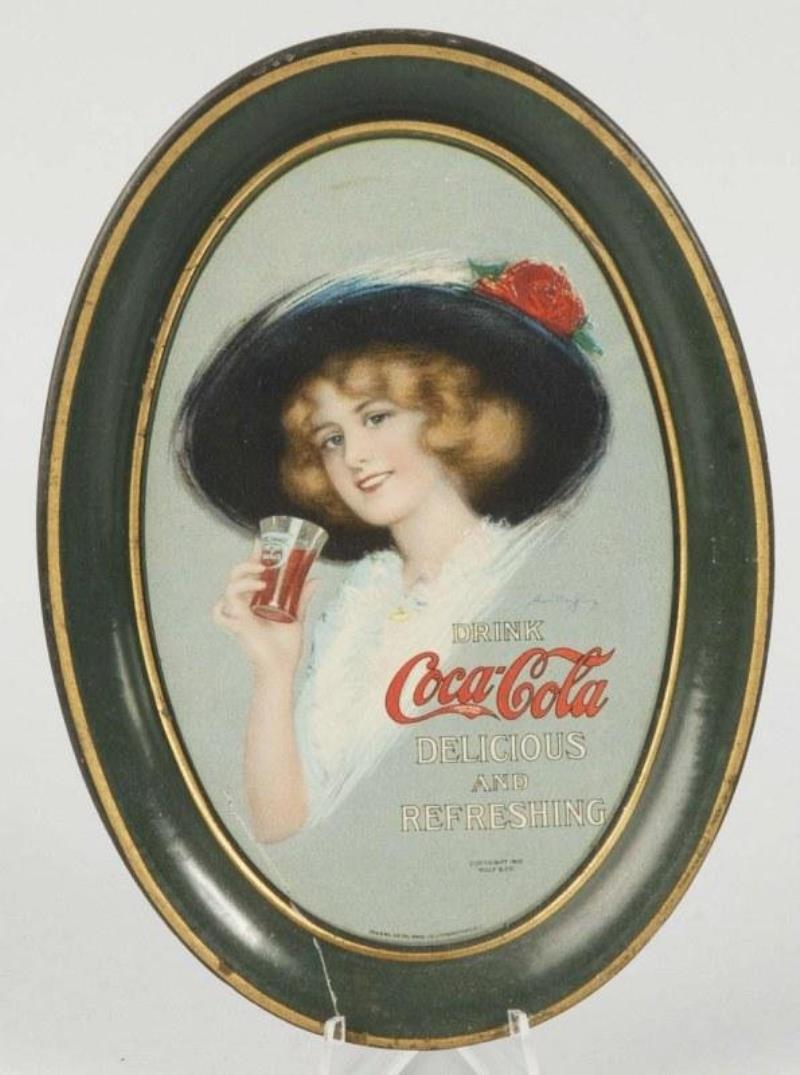 1913 Tin Coca-Cola Tip Tray