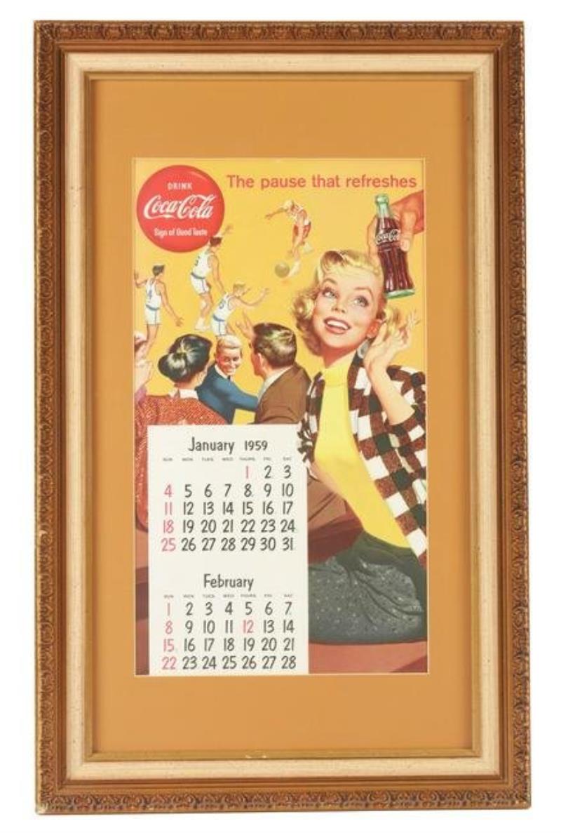 1959 Coca-Cola Calendar Value & Price Guide