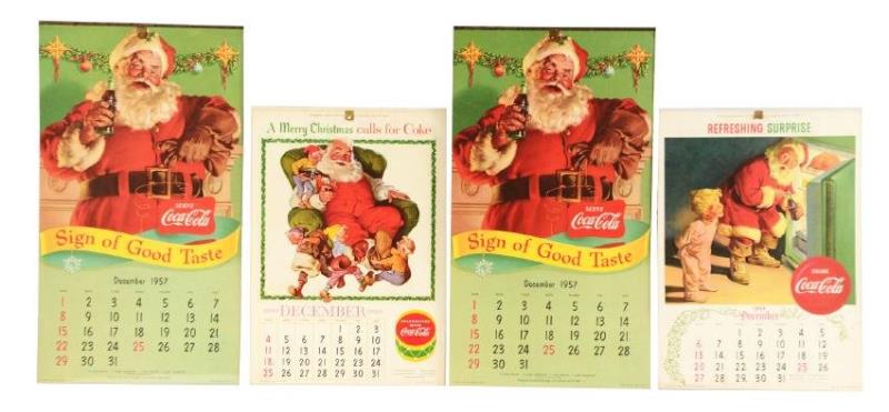 1957, 1959 & 1960 Coca-Cola Holiday