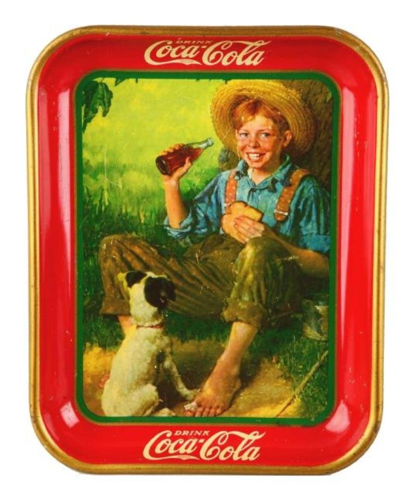 1931 Coca-Cola Serving Tray.