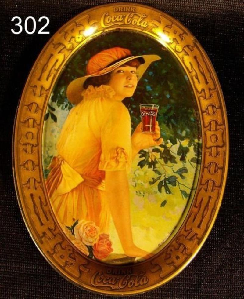 Original 1916 Coca-Cola Change Tip Tray, Passaic,