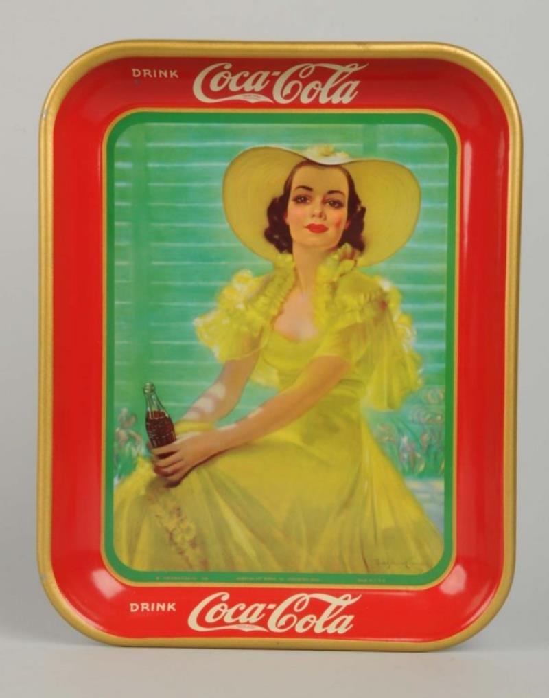 1938 Coca - Cola Serving Tray