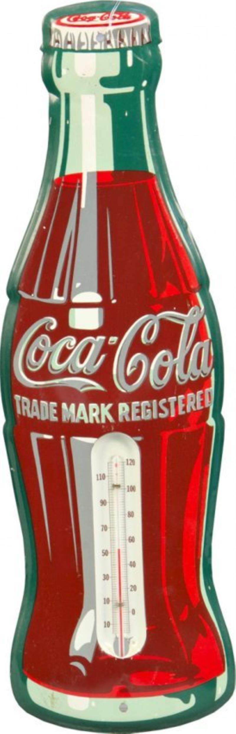 CocaCola Bottle Shaped Porcelain Sign Value & Price Guide