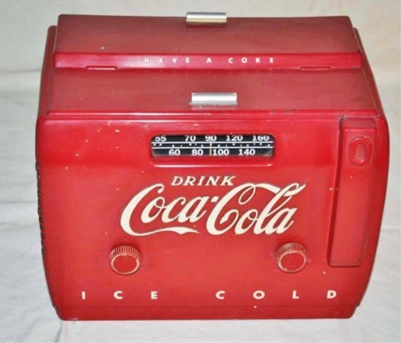 Drink Coca-Cola Cooler AM-FM Radio