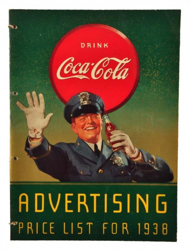 1938 Coca - Cola Bottlers Price List.