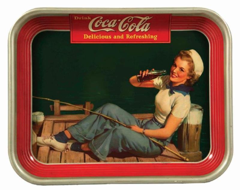 1940 Coca-Cola Serving Tray.