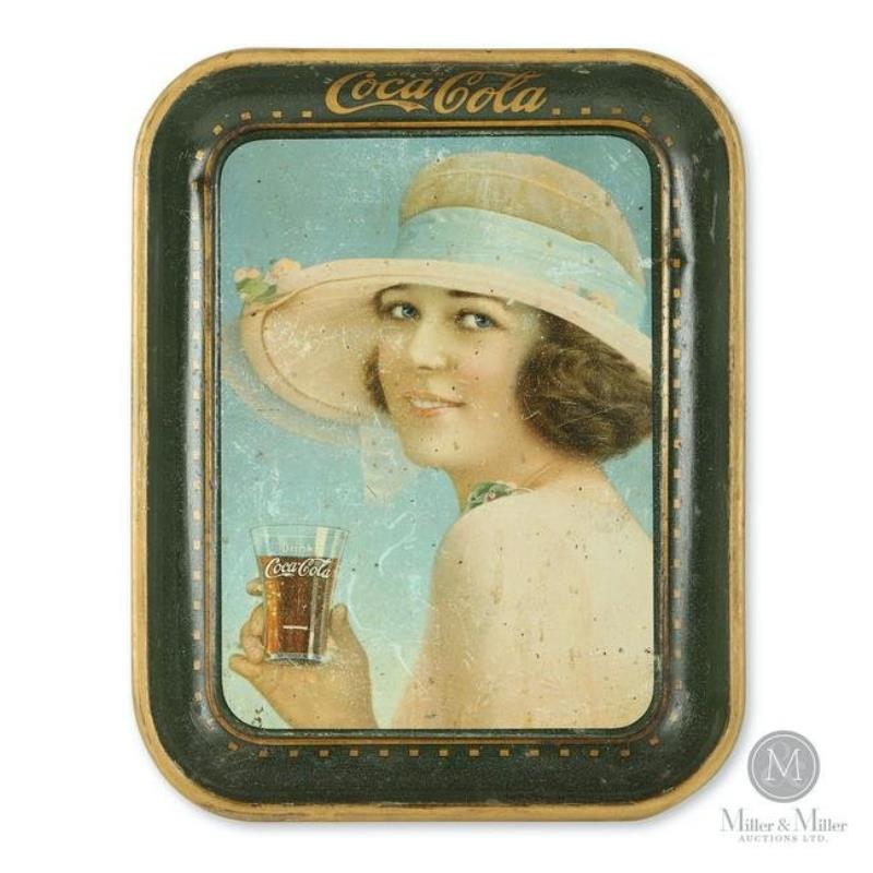 1921 Coca-Cola Summer Girl Tray