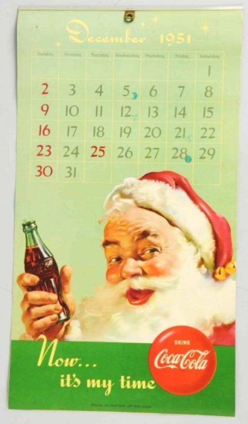 1952 Coca-Cola Calendar