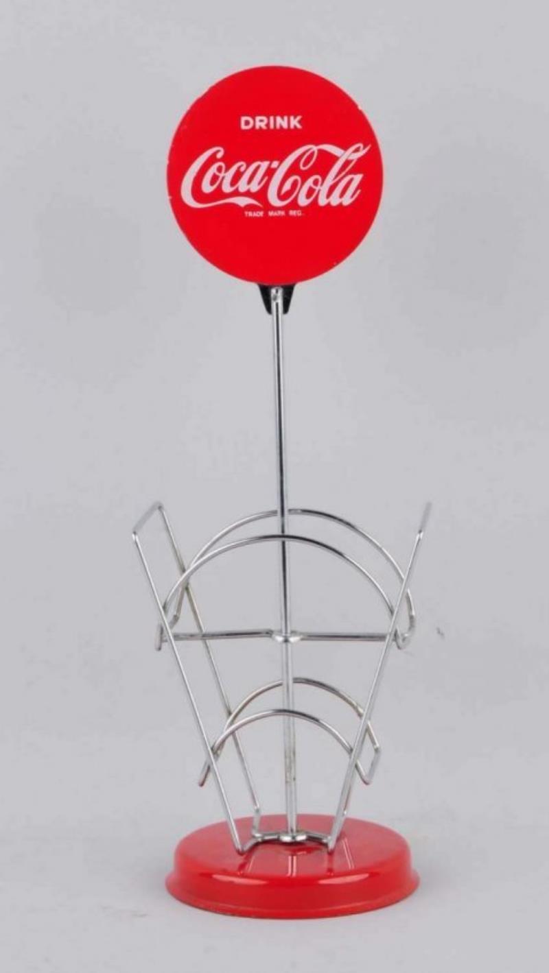 Unusual 1950's Coca-Cola Straw Holder
