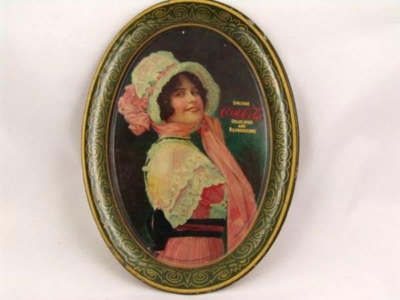 ORIGINAL 1914 COCA-COLA CHANGE TIP TRAY