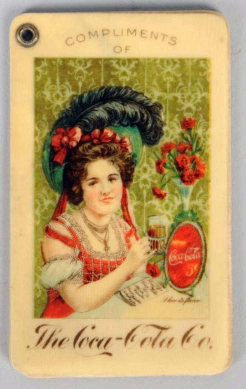 1902 Coca-Cola Celluloid Stamp Holder.