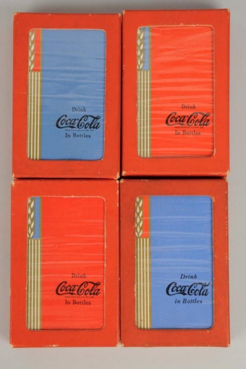 1939 Coca - Cola Playing Card Decks.