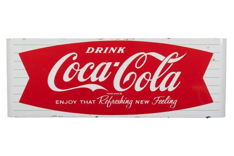 Coca Cola Porcelain Sled Sign Value & Price Guide