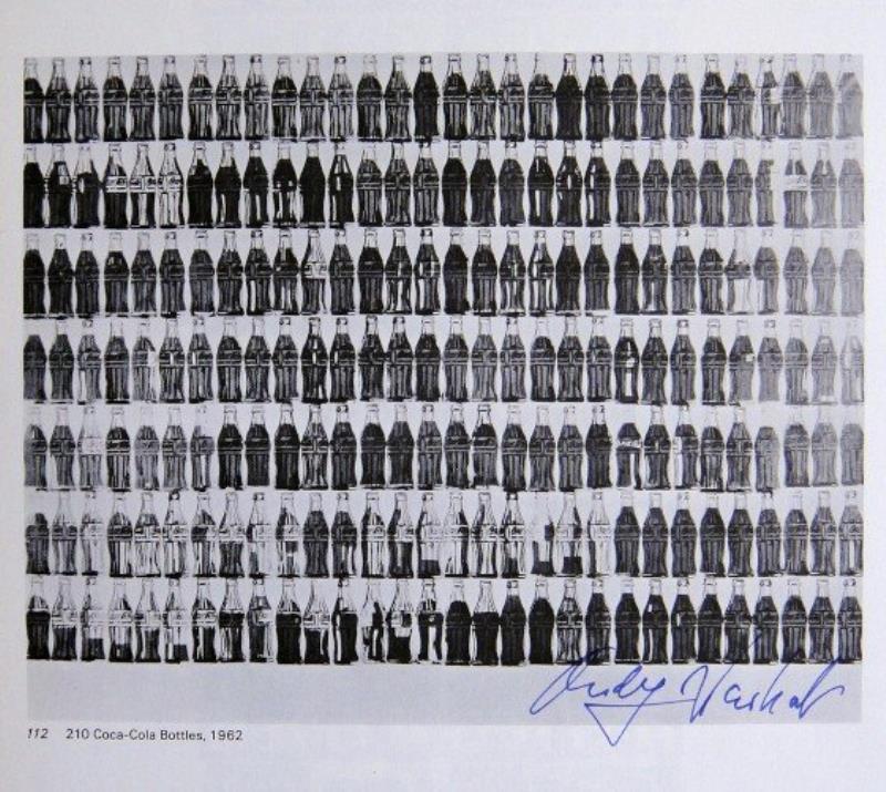 Andy Warhol, signed Print, 210 Coca-Cola Bottles, 1976