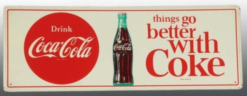 Tin Coca-Cola Kickplate.