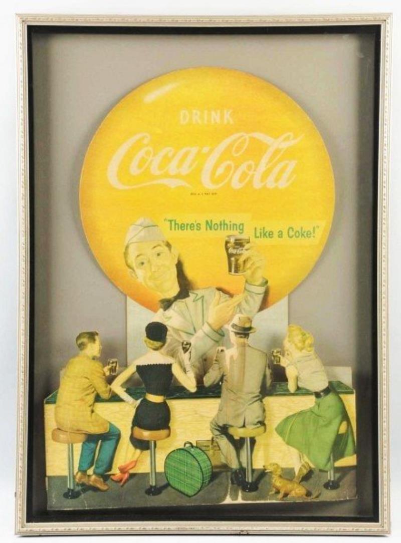 Rare Coca-Cola Cutout Display