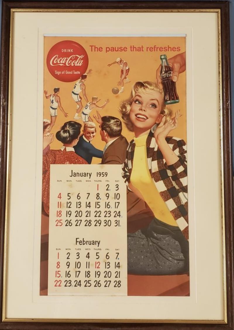 1959 Coca-Cola Calendar Value & Price Guide