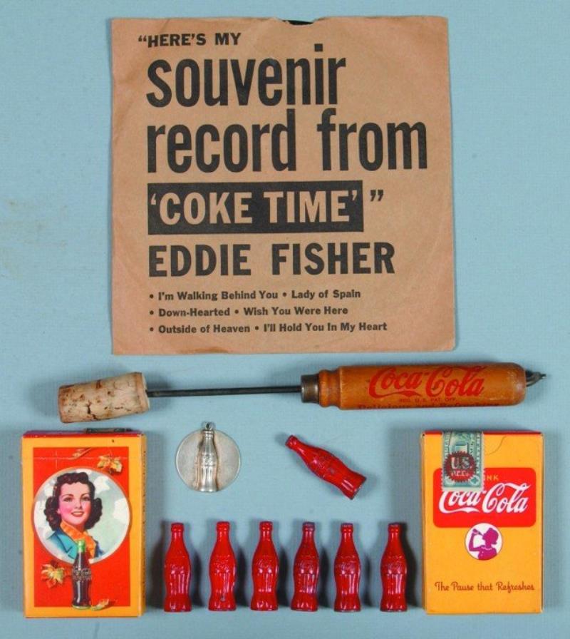 Coca-Cola Advertising Lot; Eddie Fisher "Coke Time