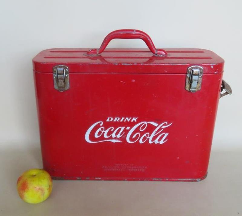 Coca Cola Cavalier airline bottle cooler in original
