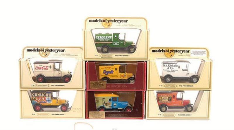 Matchbox MOY - A Group of Y12 Ford Vans
