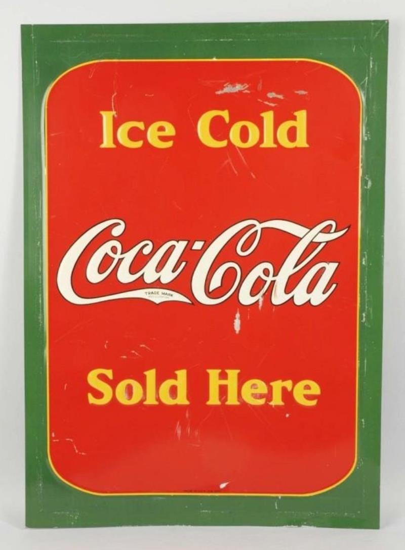 Embossed Tin Coca-cola Sidewalk Sign Value & Price Guide