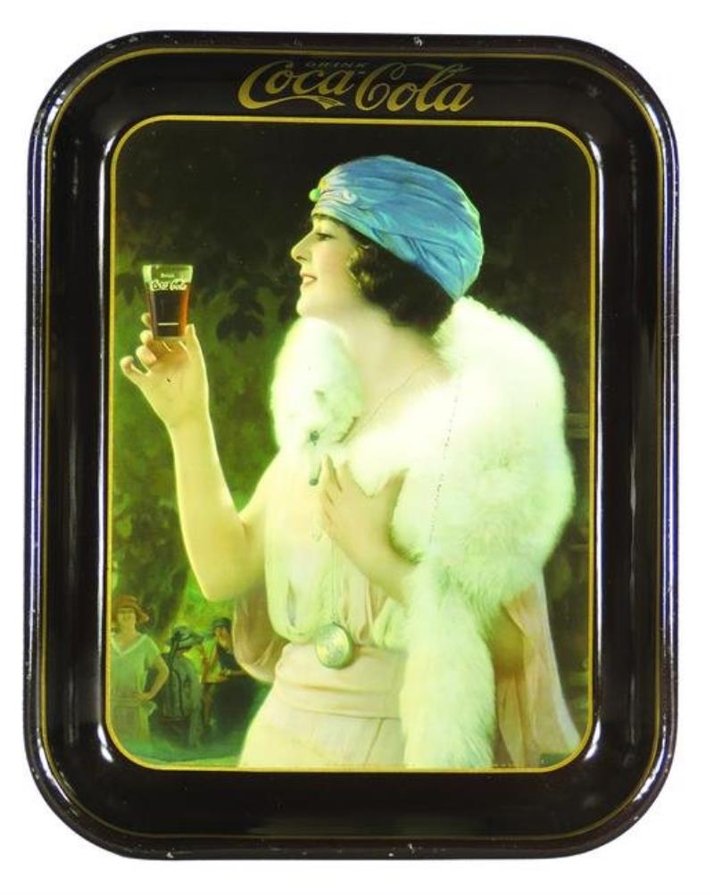 1925 Original Coca Cola Tin Serving Tray